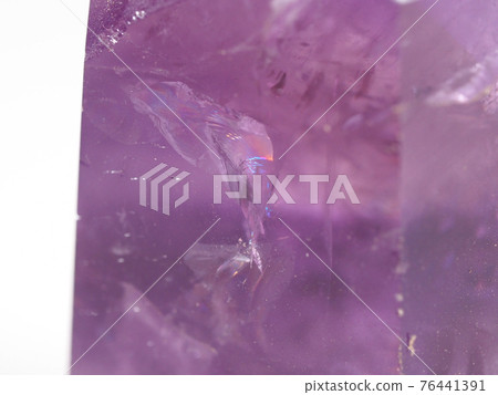 紫水晶原石特寫 76441391