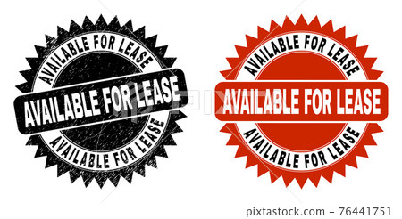 AVAILABLE FOR LEASE Black Rosette Watermark with Unclean Surface 76441751