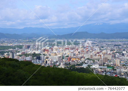 Central Morioka seen from Iwayama Park "Iwayama Observatory" Morioka City, Iwate Prefecture Central Morioka seen from Iwayama Park "Iwayama Observatory" Morioka City, Iwate Prefecture 76442077