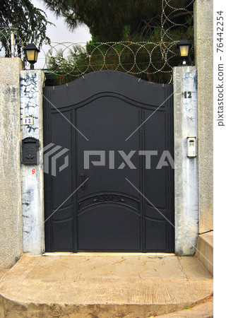 Decorative garden opened the door to a luxury villa in Turkey Istanbul Prince Buyukada Island 76442254