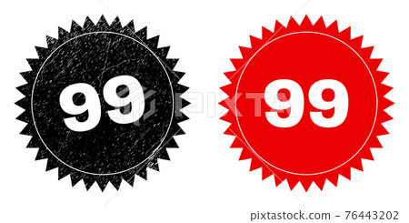 99 Black Rosette Seal with Corroded Style 76443202