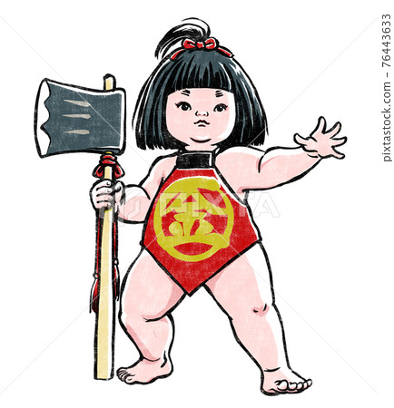 Kintaro's May doll with a hook, print style 76443633