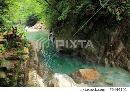 Kakizore山谷的山間溪流 76444101