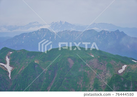 Mt. Kemo and Mt. Echigo from Mt. Asakusa Mt. Kemo and Mt. Echigo from Mt. Asakusa 76444580
