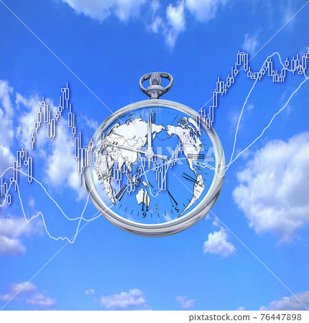World stock prices and pocket watches World stock prices and pocket watches 76447898