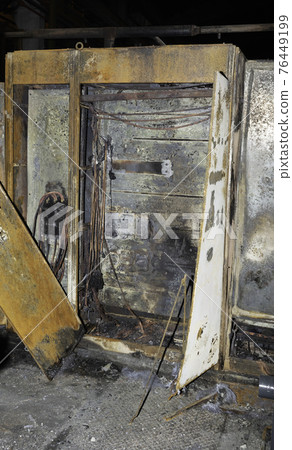 electrical cabinet destroyed 76449199