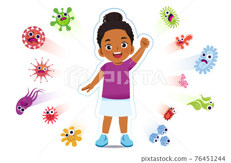 African girl have a immune to certain bacteria and viruses. 76451244