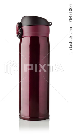 Thermos isolated on white. Thermos isolated on white. 76451806