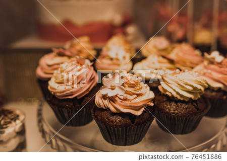 Sweet pastries desserts. Dinner Catering. Concept wedding birthday 76451886