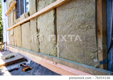 Material of glass wool and drywall 76454186