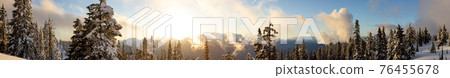 Panoramic View of Canadian Nature Landscape Panoramic View of Canadian Nature Landscape 76455678