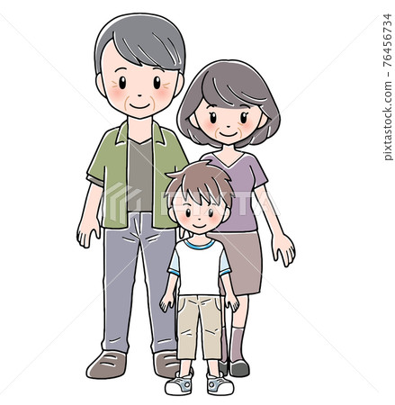 祖父母和孫子（兒子） 76456734