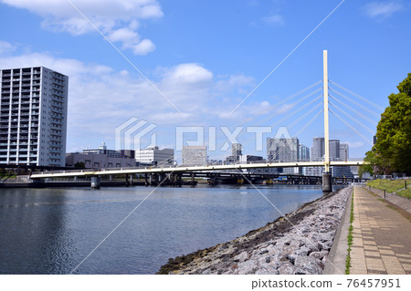 八潮公園鎮上的龜目橋 八潮公園鎮上的龜目橋 76457951