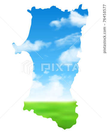 秋田草原景觀圖 76458577