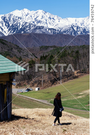 從中山高原眺望北阿爾卑斯山 從中山高原眺望北阿爾卑斯山 76459742