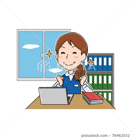 喜歡工作、精力充沛的女員工 76462032