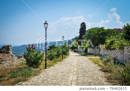 The summit of Berat Castle (Albania) The summit of Berat Castle (Albania) 76462615