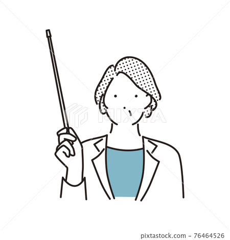 pointer, physician, female doctor 76464526
