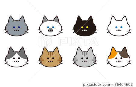 Cats Face Icons by Jimadorii on Dribbble