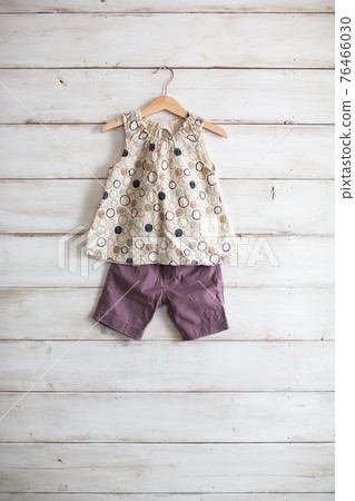 Children's clothing, girls, blouses, pants 76466030