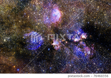 Awesome of endless cosmos. Elements of this image furnished by NASA 76468356
