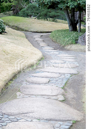 清澄庭園的踏腳石 76468882