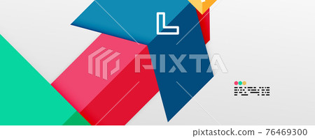 Shiny color triangles and geometric shapes vector abstract background Shiny color triangles and geometric shapes vector abstract background 76469300