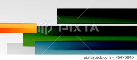Color abstract lines trendy geometric background for business or technology presentation, internet poster or web brochure cover, wallpaper Color abstract lines trendy geometric background for business or technology presentation, internet poster or web brochure cover, wallpaper 76470840