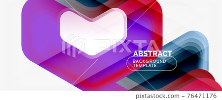 Vector 3d arrow geometric composition, abstract background for business or technology presentation, internet poster or web brochure cover, wallpaper Vector 3d arrow geometric composition, abstract background for business or technology presentation, internet poster or web brochure cover, wallpaper 76471176