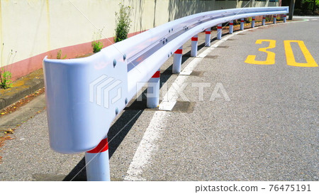 Landscape with guardrail 76475191