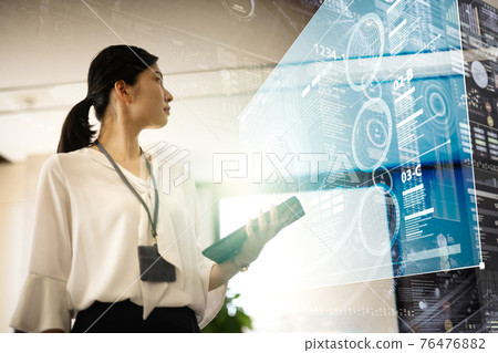 Business person working at a company 76476882