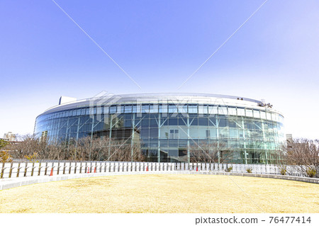 從空中花園眺望，新潟琉球城新潟市演藝中心 76477414