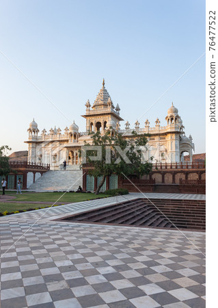 Jaswant Thada temple built by Maharaja Sardar Singh in 1899 in the memory of his father Maharaja Jaswant Singh II, Jodhpur, Rajasthan, India. 76477522