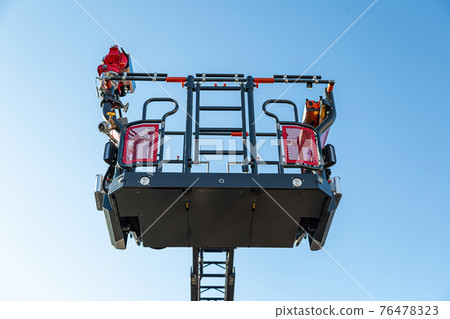 Modern fire fighter truck equipped with the latest tools for rescue operations Modern fire fighter truck equipped with the latest tools for rescue operations 76478323