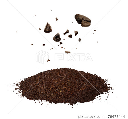 Coffee beans coffee beans illustration real powder 76478444