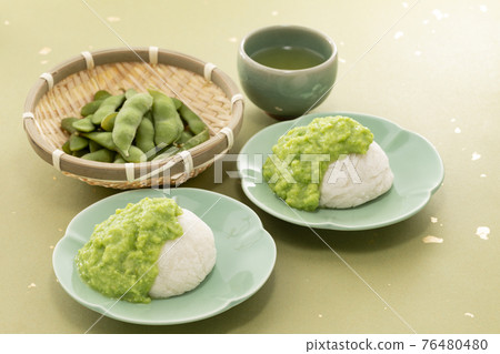 綠色日本紙毛豆茶尊達麻糬 76480480