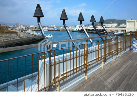 View of Numazu Port from the Numazu Port Fish Market Observation Terrace 76486120