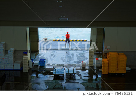 View from Numazu Port Fish Market and Quay Fish Market Tour Passage 76486121
