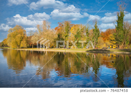 Verulanium Park in St Albans, UK. Verulanium Park in St Albans, UK. 76487458