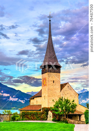 Castle church in Spiez, Switzerland 76487500