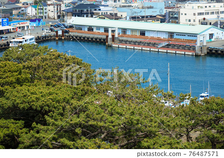View of Numazu Port from Numazu Port Large Observatory Water Gate "Byuo" 76487571