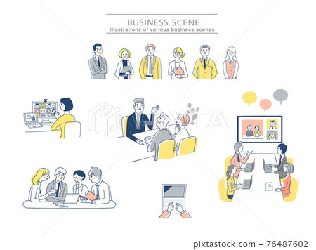 各種商務場景集 76487602