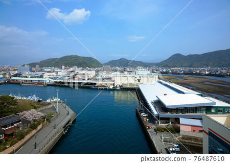 View of Numazu Port from Numazu Port Large Observatory Water Gate "Byuo" 76487610