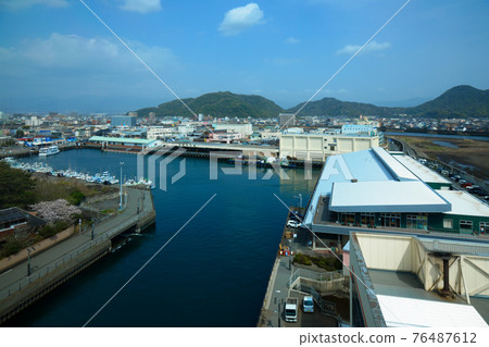 View of Numazu Port from Numazu Port Large Observatory Water Gate "Byuo" 76487612