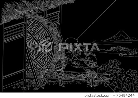 葛飾北齋形象隱藏水道逆轉 76494244