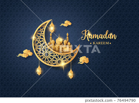 Ramadan Kareem greeting card 76494790