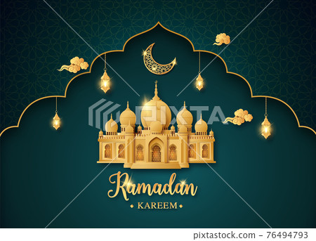 Ramadan Kareem greeting card 76494793