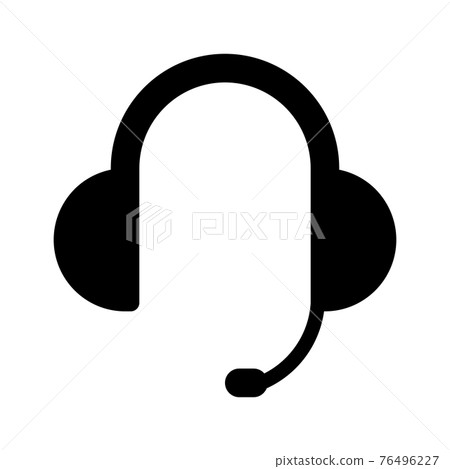 Headphone inquiry hearing consultation icon... - Stock Illustration ...