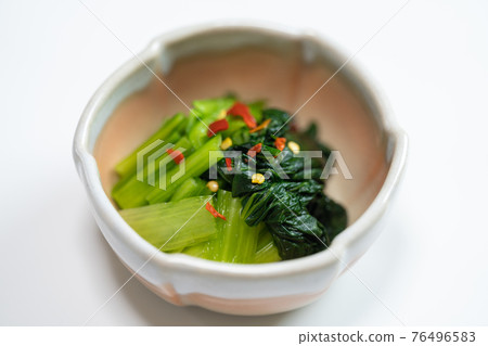 Pickled Japanese mustard spinach _ pickled Japanese mustard spinach Pickled Japanese mustard spinach _ pickled Japanese mustard spinach 76496583