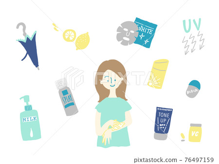 Sun protection goods and women Sun protection goods and women 76497159